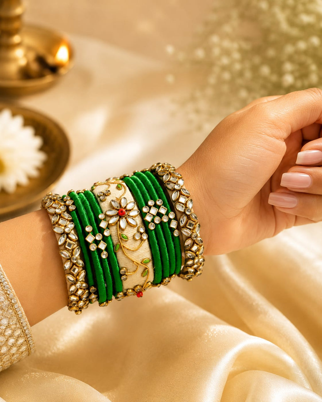 Royal Green Bangles