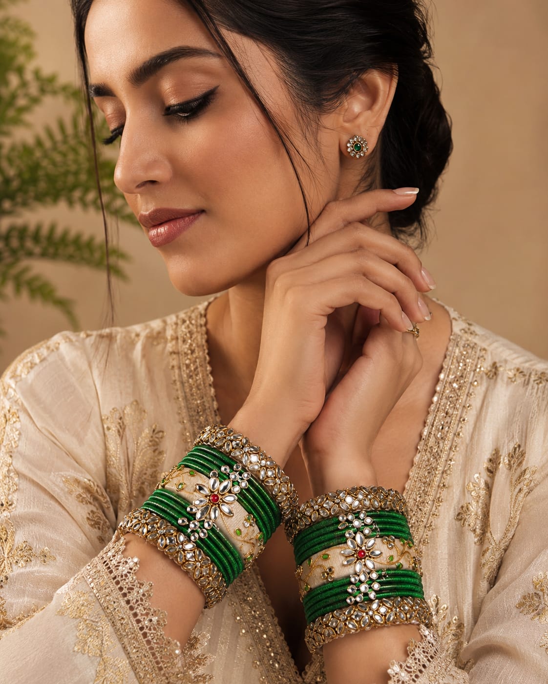 Royal Green Bangles
